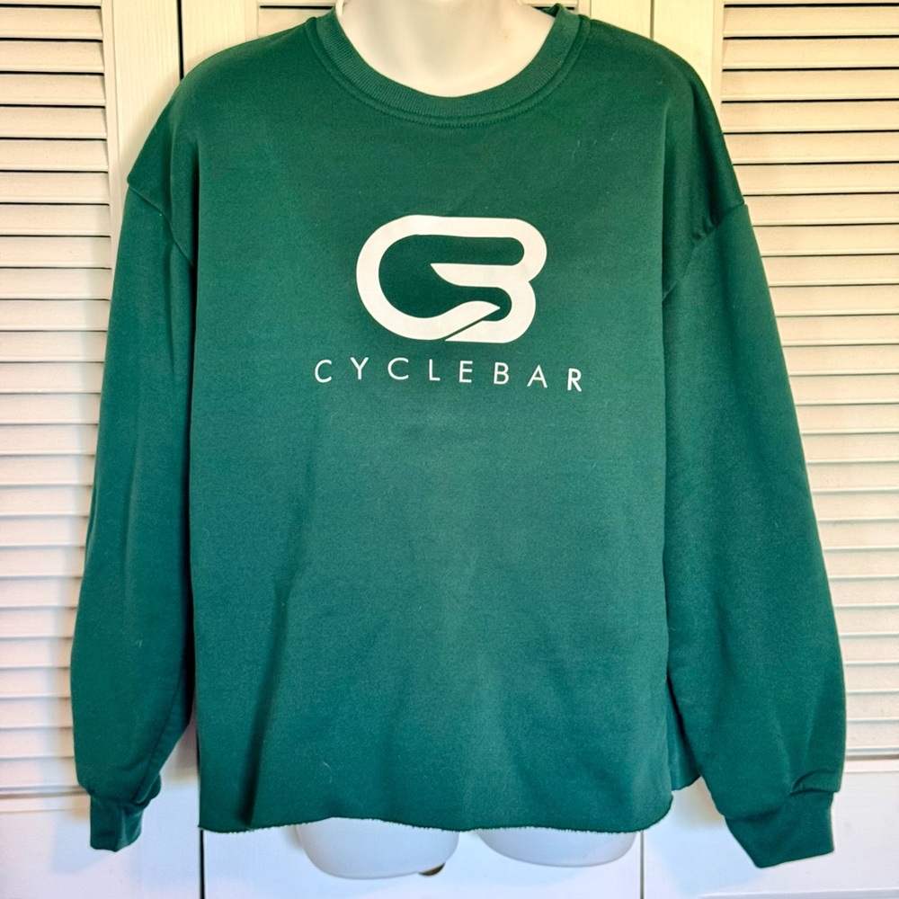 CycleBar Forest Green Logo Pullover
